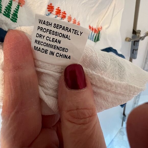 Embroidered peasant shirt - Picture 3 of 6